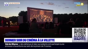 Paris: dernier soir du cinéma en plein air à la Villette