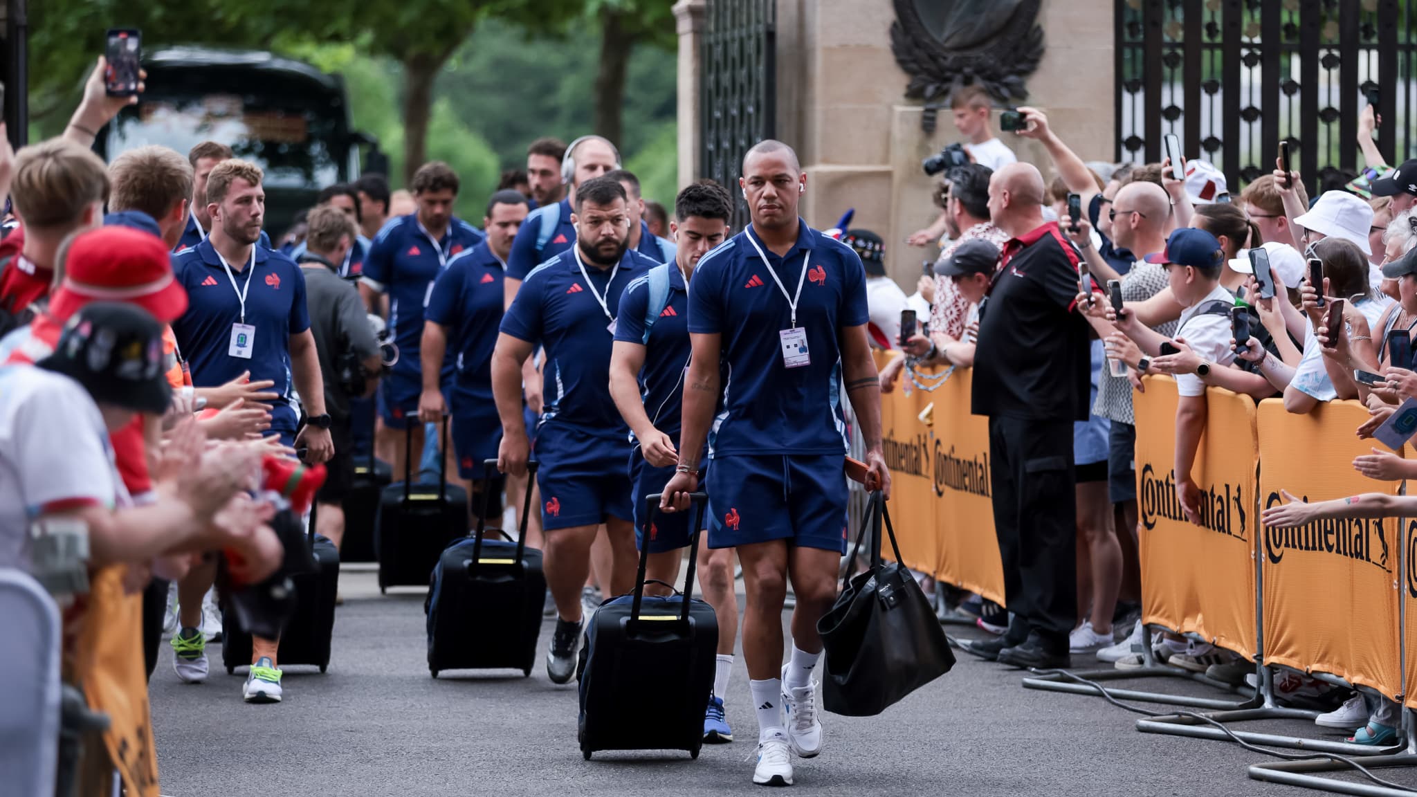 Gaël Fickou avant Angleterre XV-France A, le 21 juin 2025.
