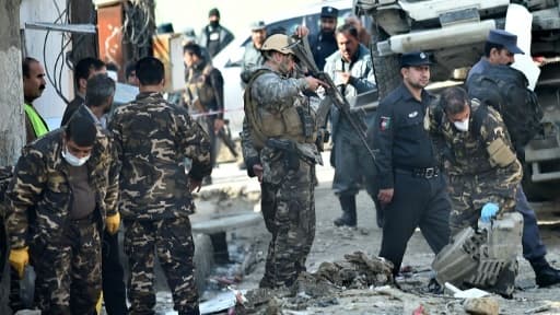 Un attentat-suicide à la voiture piégée s'est produit mercredi sur une grande artère du centre de Kaboul - Mercredi 20 janvier 2016