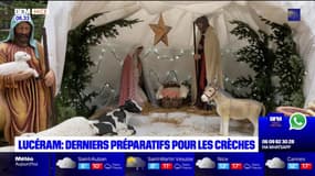 Lucéram: dernier préparatifs pour les crèches