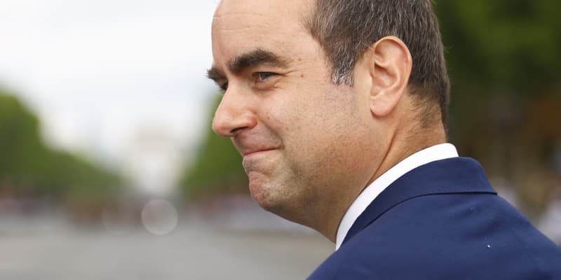 Sébastien Lecornu à Paris le 14 juillet 2025