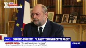 Éric Dupond-Moretti: "Le président de la République a été scrupuleusement respectueux de ma présomption d'innocence"
