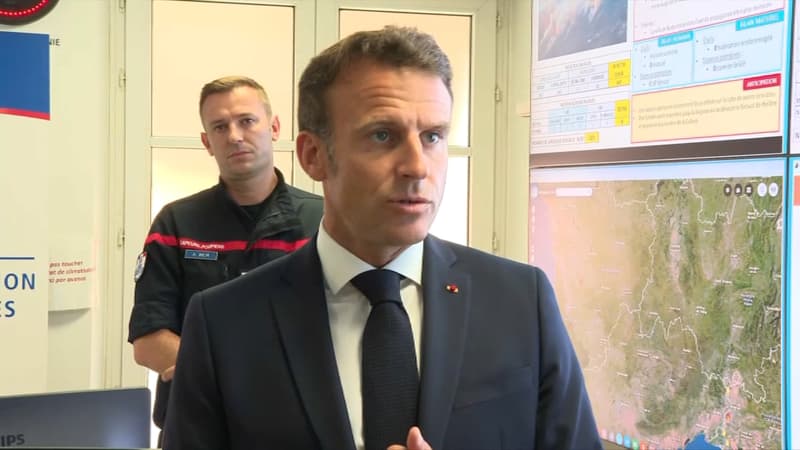 Incendies dans le sud-ouest: Emmanuel Macron évoque une 