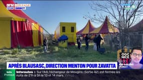 Après un passage à Blausasc, le cirque Zavatta arrive à Menton