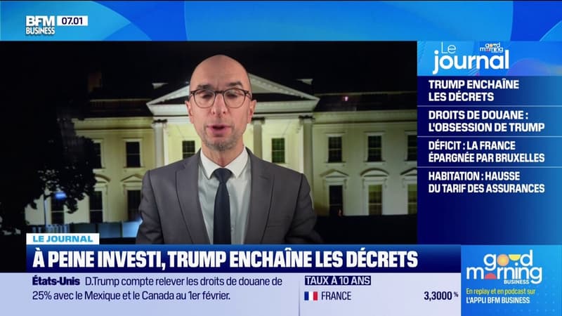 Trump enchaîne les décrets úø