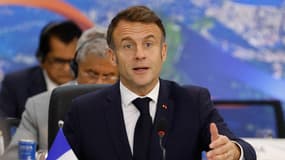 Emmanuel Macron à Rio de Janeiro le 19 novembre 2024 