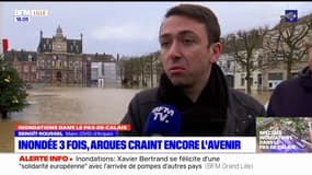 Le maire d'Arques, réclame des "moyens de pompage" importants car "on ne peut pas regarder la météo" sans rien faire