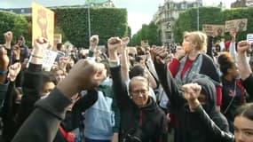 Une manifestation contre le racisme et les violences policières à Lille.