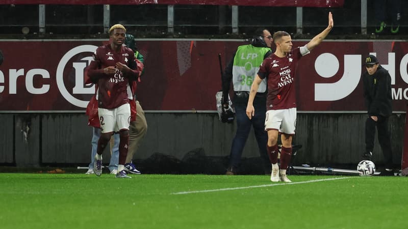 Un but et une expulsion: trop d'euphorie pour Gauthier Hein lors de la première victoire de Metz