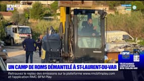 Saint-Laurent-du-Var: un camp de Roms démantelé