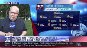 France-Croatie : cinq Croates absents à l'entraînement, à 48h de la finale contre les Bleus...