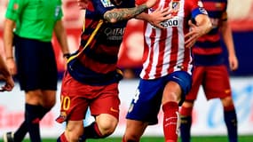Lionel Messi face à l'Atlético en championnat