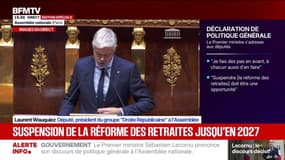 "Au cours des dix derniers jours, la politique française a donné le pire des spectacles (...) Vous y avez tous contribué", déplore Laurent Wauquiez