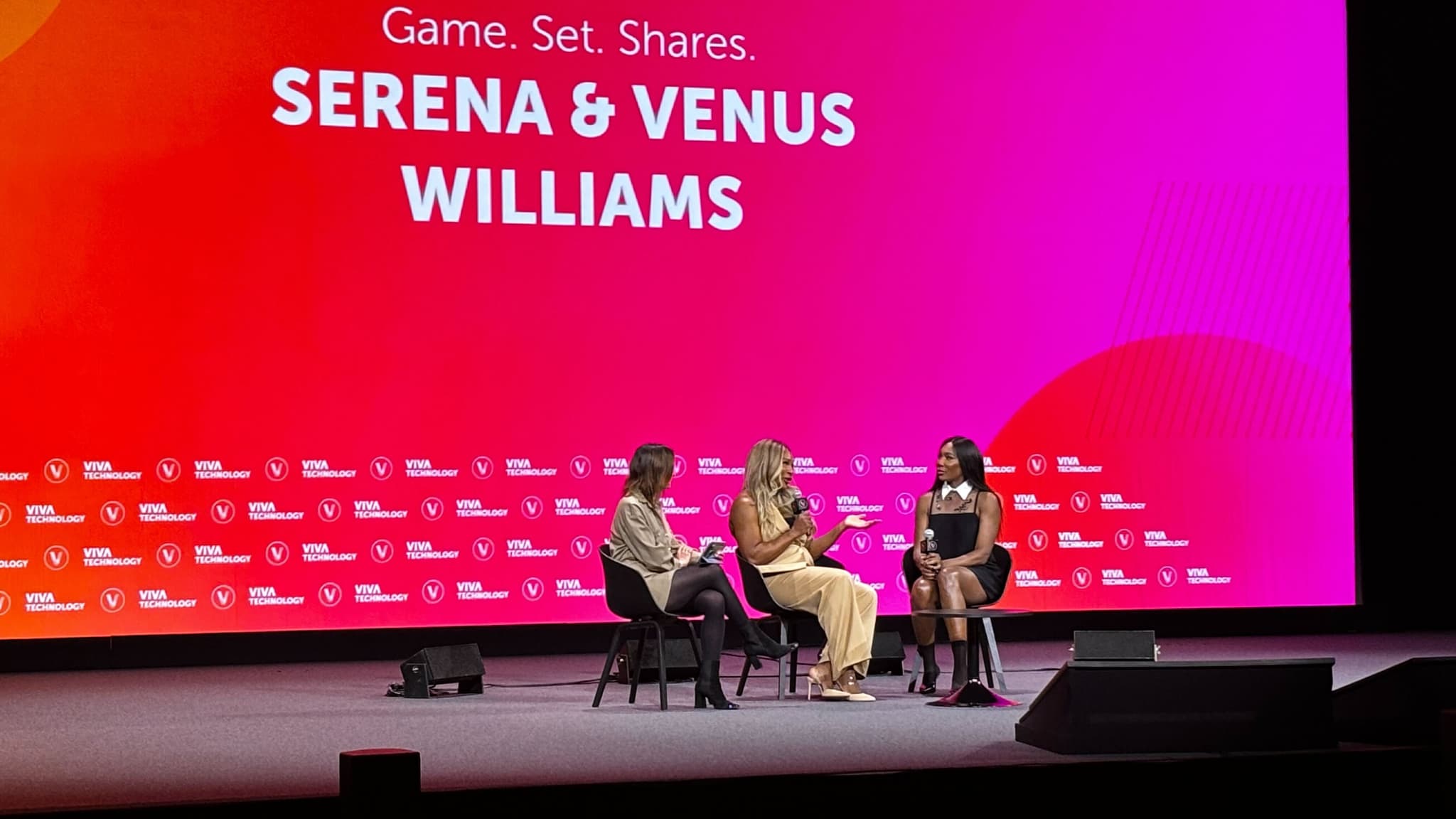 Séréna et Venus Williams à Vivatech Séréna et Venus Williams à Vivatech