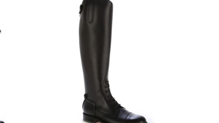 Des bottes d'équitation en cuir