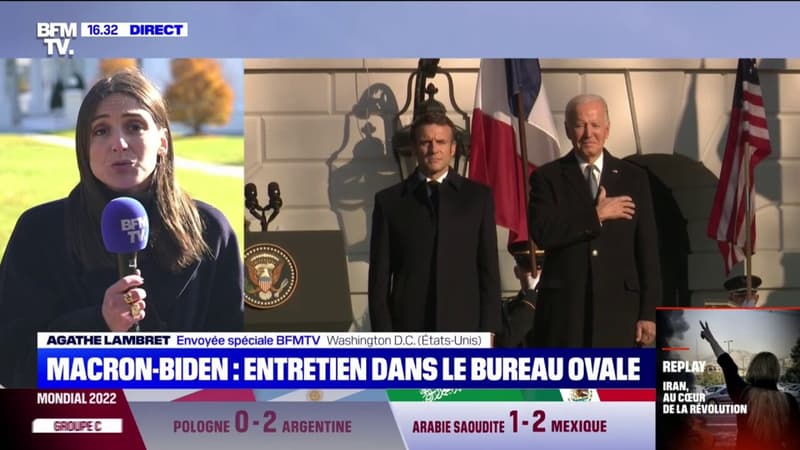 Les subventions à la production américaine au coeur des discussions entre Emmanuel Macron et Joe Biden