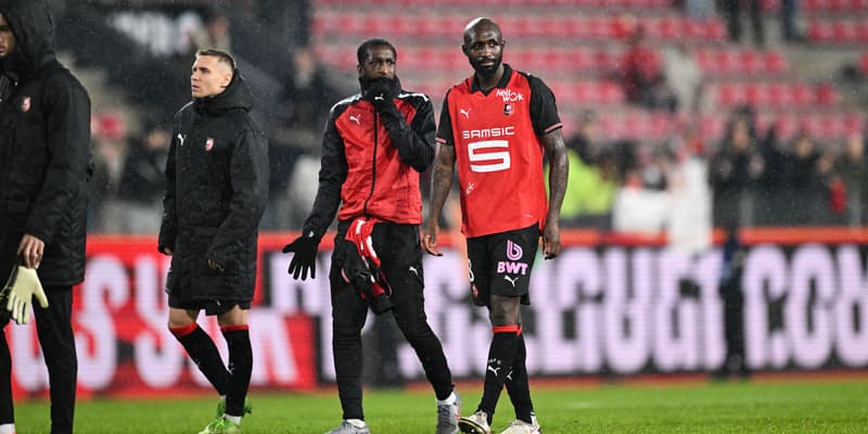 Seko Fofana avec Rennes face au Havre, le 18 janvier 2026.