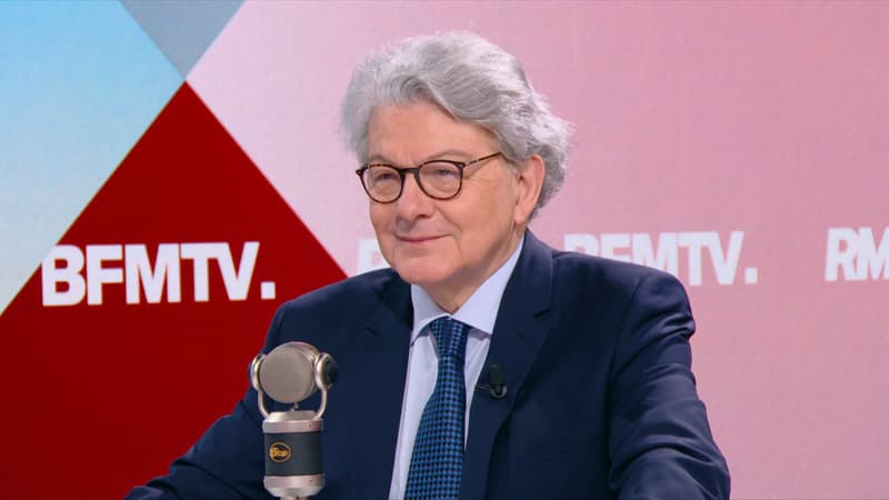 "On se rend compte que c'était un revolver à eau": Thierry Breton ironise sur l'échec de Trump aves ses droits de douane et se félicite que l'UE ait suspendu "son accord calamiteux" avec Washington