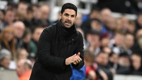 Mikel Arteta face à Newcastle, le 4 novembre 2023.