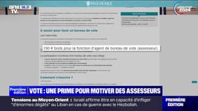 Législatives: la mairie de Nice propose une prime pour attirer les assesseurs