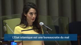 "Ne laissez pas Daesh s’en tirer avec un génocide", exhorte Amal Clooney à l’ONU