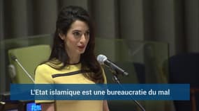 "Ne laissez pas Daesh s’en tirer avec un génocide", exhorte Amal Clooney à l’ONU 