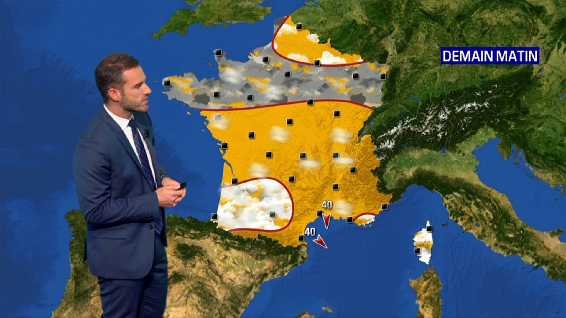 Prévisions météo pour le samedi 16 octobre 2021 matin