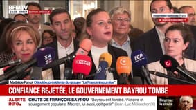 Chute de François Bayrou: "Le groupe parlementaire Insoumis déposera demain une motion de destitution de président de la République", affirme Mathilde Panot