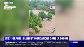 "On pense que ça arrive toujours aux autres, quand ça nous arrive, ça fait bizarre": La Drôme, l'Ardèche et l'Isère balayés par de violents orages qui ont occasionné des crues importantes 
