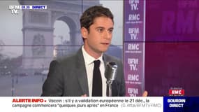 Gabriel Attal: "On a préréservé 200 millions de doses de vaccin auprès de différents laboratoires"