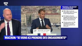 Emmanuel Macron à Marseille : "Je viens ici prendre des engagements" - 02/09