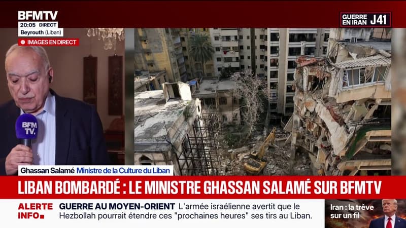 Liban: “Une bombe est tombée à 300 mètres de nous” raconte Ghassan Salamé, ministre de la Culture du Liban