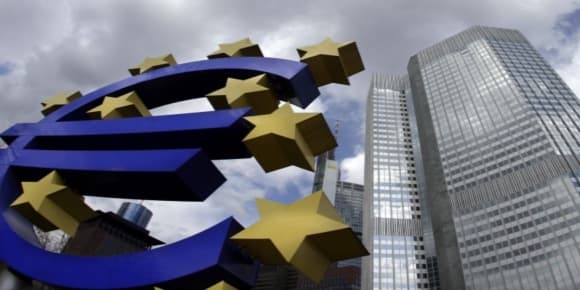 Le siège de la BCE à Bruxelles. Le siège de la BCE à Bruxelles.
