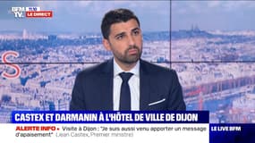 Castex et Darmanin à l'hôtel de ville de Dijon - 10/07