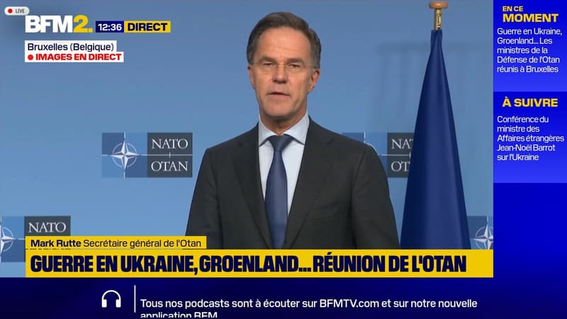 "Les Russes font des avancées minimes", déclare Mark Rutte, secrétaire général de l'Otan