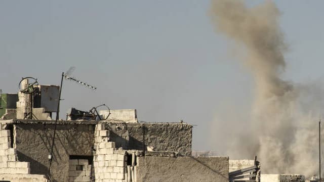 Des frappes aériennes sur une ville de la province syrienne d'Idleb. (image d'illustration)