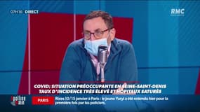 Covid: "On constate moins de mortalité, mais on attend de voir si les patients auront des séquelles. J'ai eu le covid, je n'ai pas retrouvé le gout" Mathias Wargon, chef des urgences de l’hôpital Delafontaine à Saint-Denis