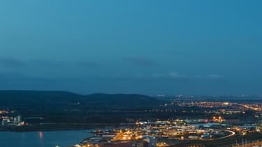 Sète vue depuis le Mont Saint-Clair