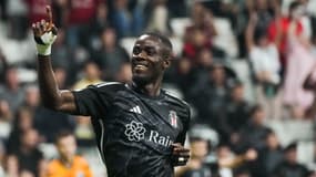Eric Bailly lors d'un match avec le Besiktas en octobre 2023