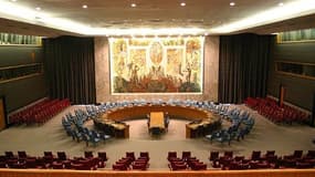 La Salle de réunion du Conseil de sécurité des Nations Unies à New York
