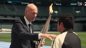 Zinédine Zidane et Jamel Debbouze 