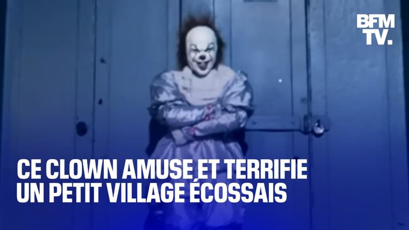 Écosse: un clown amuse et terrifie un petit village avec ses énigmes