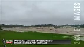 Les images impressionnantes d'inondations en Birmanie