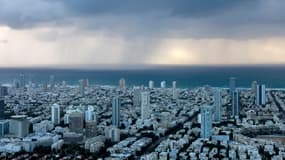 Vue aérienne de Tel-Aviv, en Israël, le 1er décembre 2021