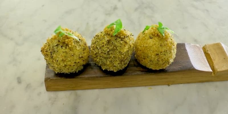 Croquetas au jambon et beaufort