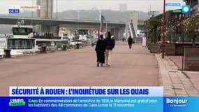 Rouen: la sécurité sur les quais, une inquiétude pour les habitants?