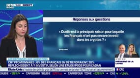 Les questions : quelle est la principale raison pour laquelle les Français n'ont pas encore investi dans les cryptos ? - 15/02