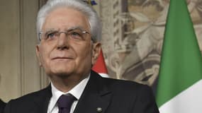 Le président italien, Sergio Mattarella, le 7 mai 2018