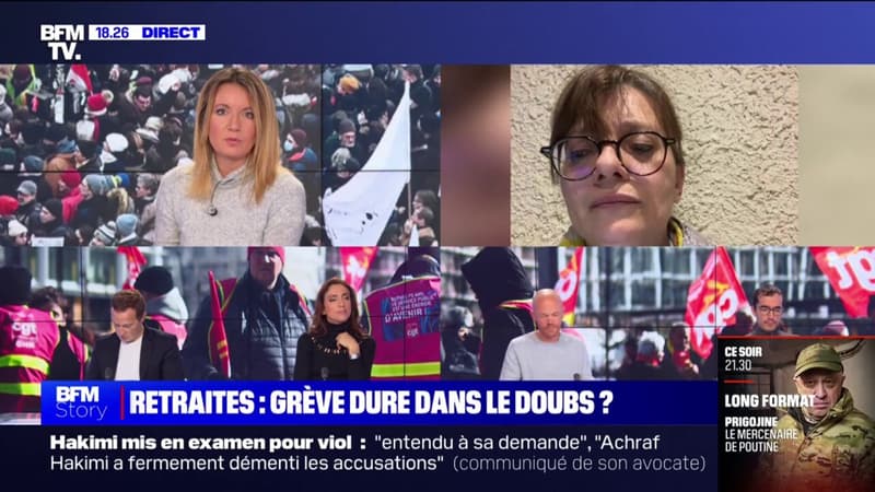 Rachel Messousse, secrétaire générale de l'union départementale FO du Doubs, sur la grève du 7 mars: 