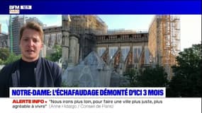 Le démontage de l'échafaudage de Notre-Dame de Paris devrait être terminé avant fin septembre